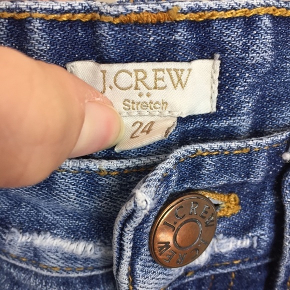 [J. Crew Factory] Distressed Stretch Skinny Jeans - Picture 4 of 8